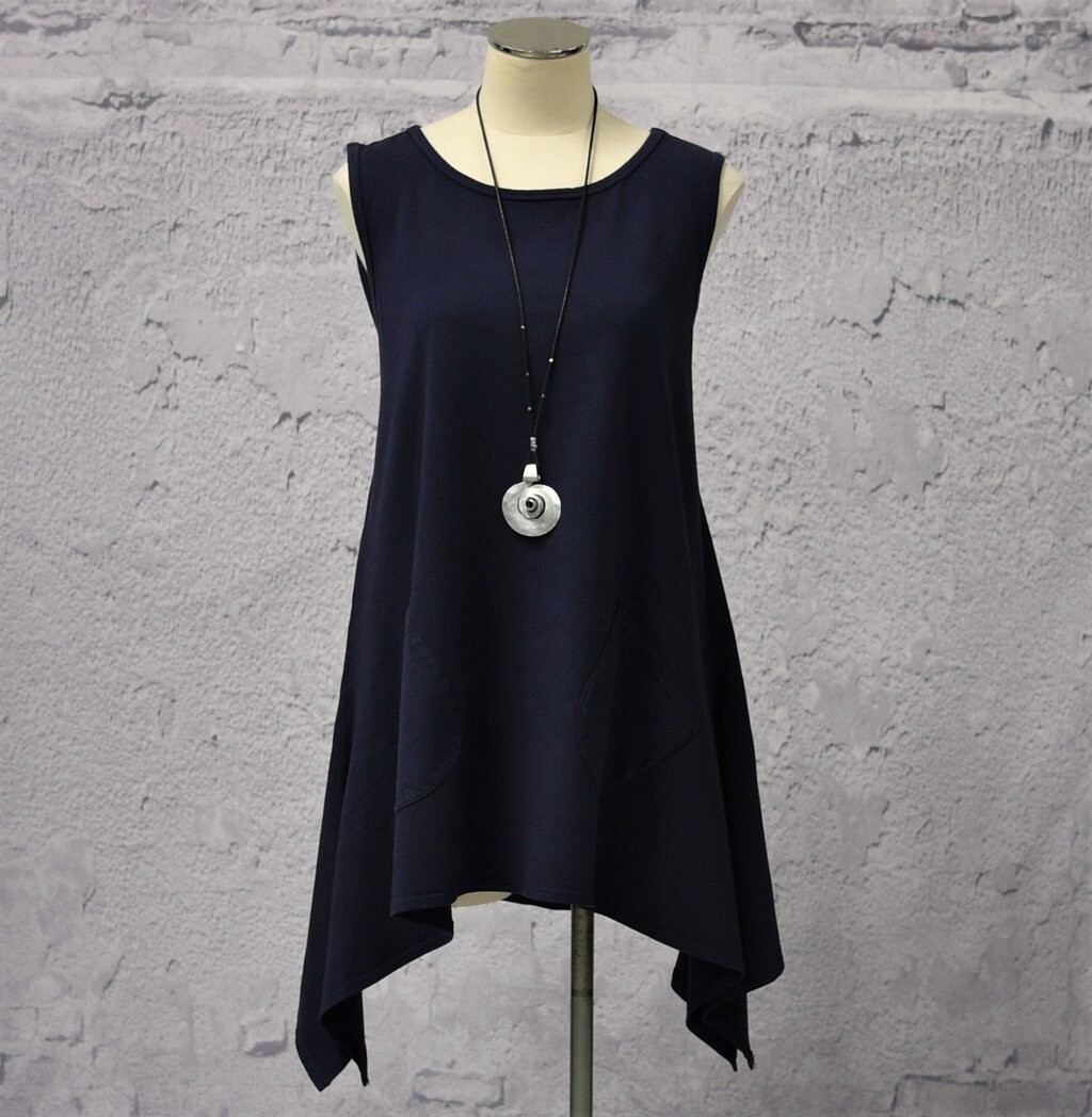 WATERSISTER USA TS02-Prairie Cotton SIERRA TANK 2-Pocket Drip-side Top S-2X