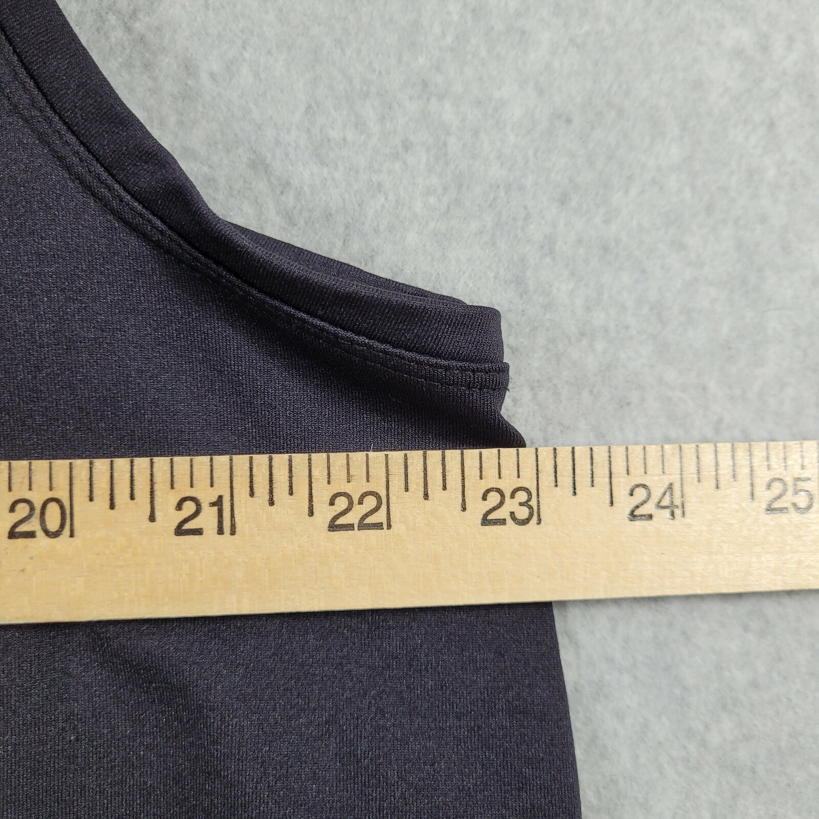 Investments II Black Tank Top Womens 3X Nylon Spandex Blend Made in USA
