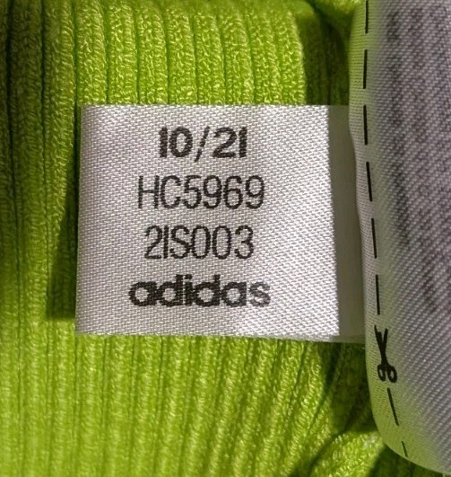 Adidas Ivy Park Halls Of Ivy Turtleneck Rib Bodysuit Slime Green Women’s Sz M