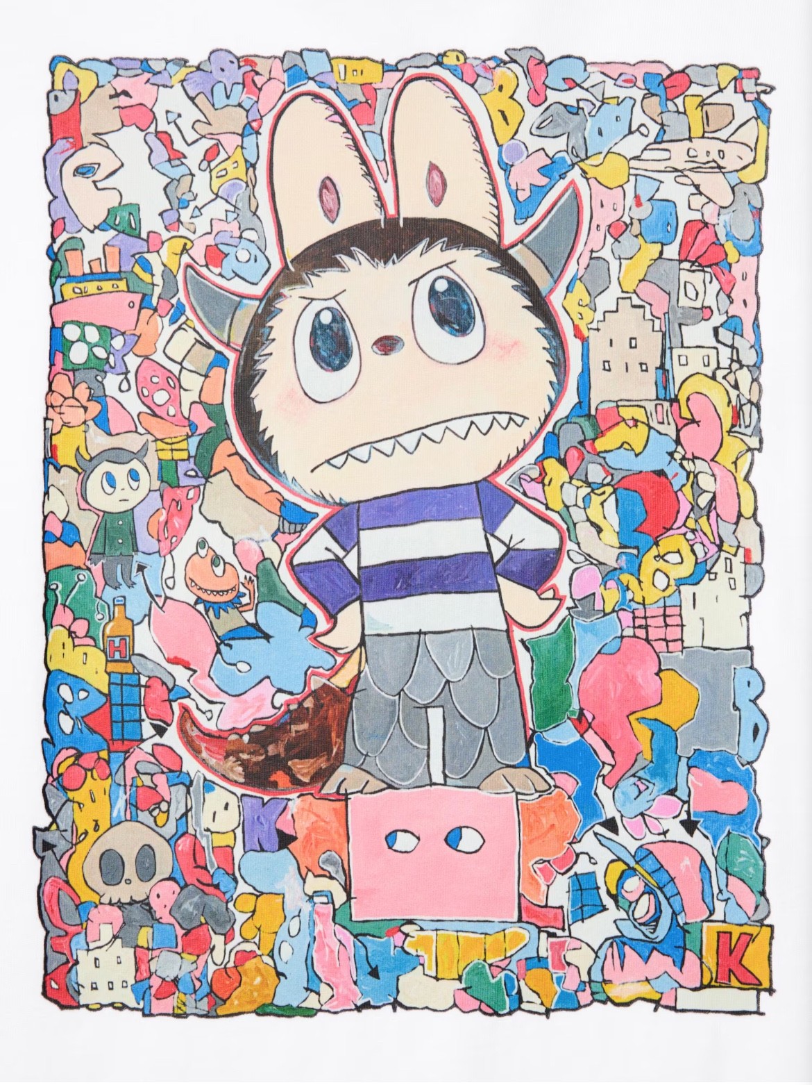 Uniqlo x POP MART UT Graphic T-Shirt THE MONSTERS LABUBU