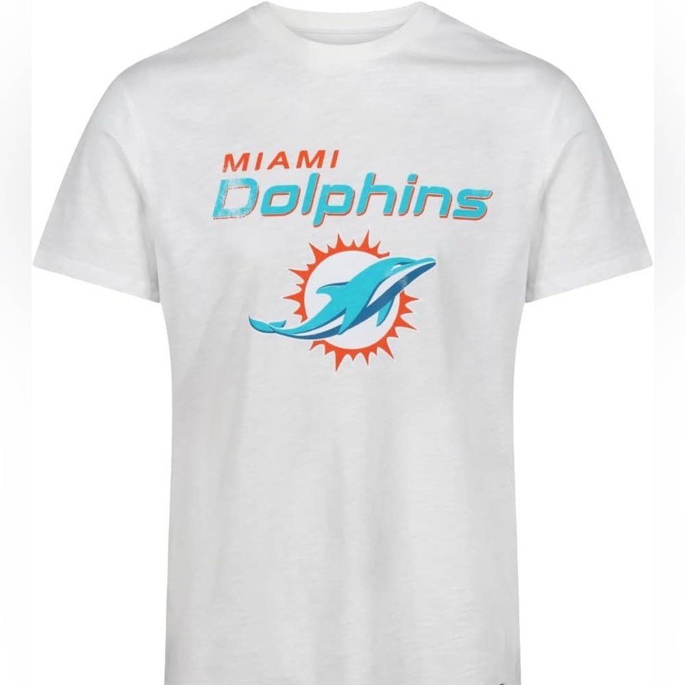 New Era Miami Dolphins White Women’s Tee NWT Size M