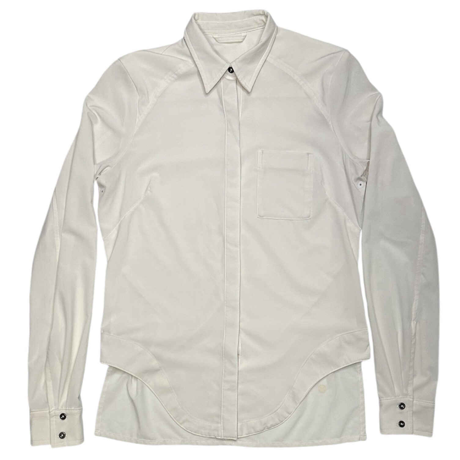 Lululemon Women’s Size Small Cycling Urbanite Commuter Button Shirt Ivory White