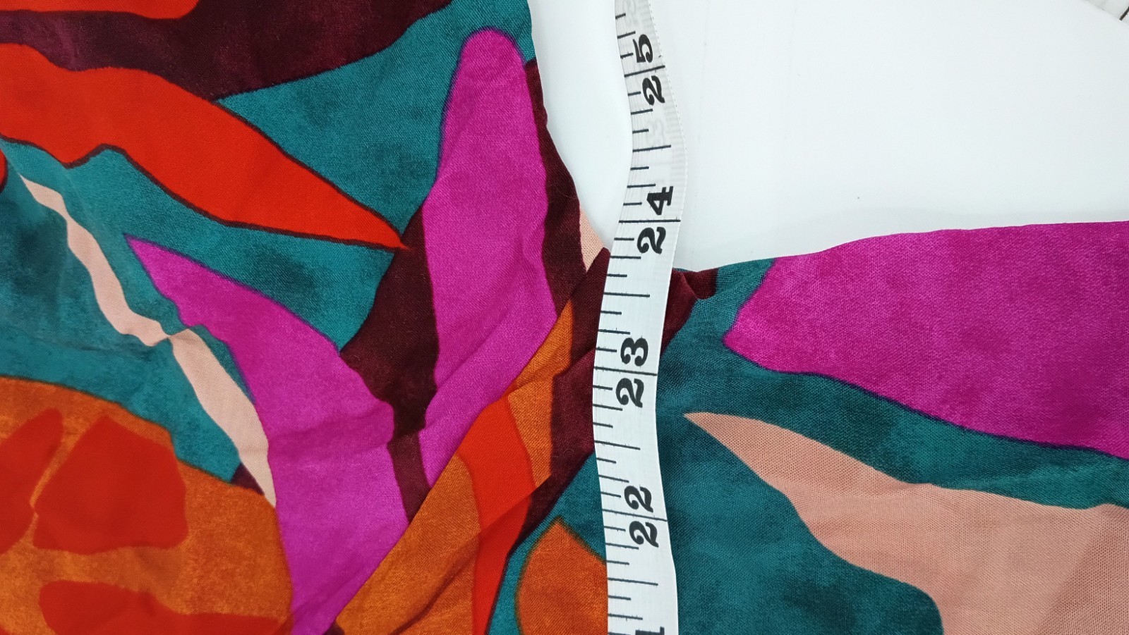 Fifth Ray XL Abstract Floral Boho Blouse | Colorful Art Nouveau Ruffle Top NWT