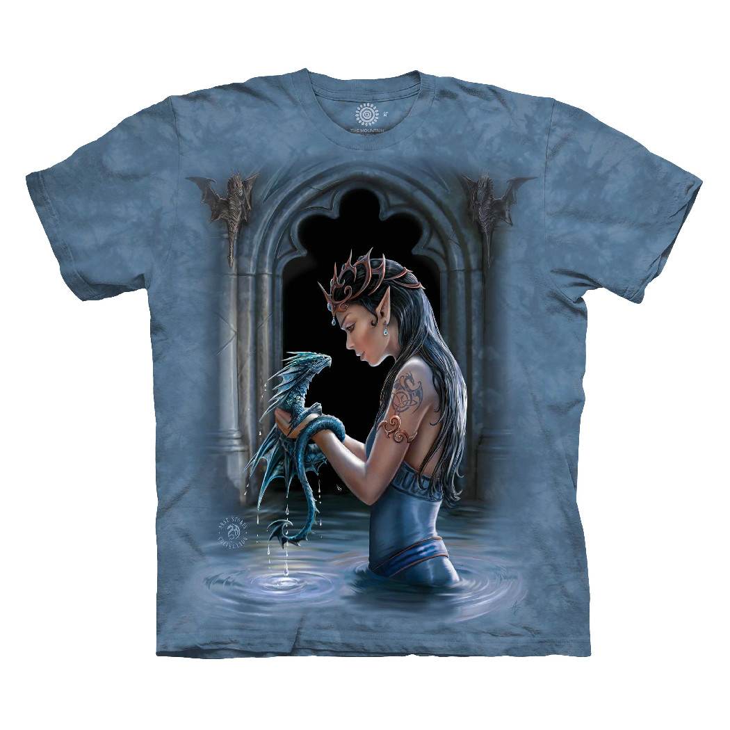The Mountain Water Dragon Fairy Mermaid Magical Spirit Ann Stokes T-Shirt S-5X
