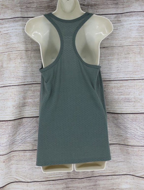 Athletic Works Womens Medium Olive Green Racerback Tank Top Activewear