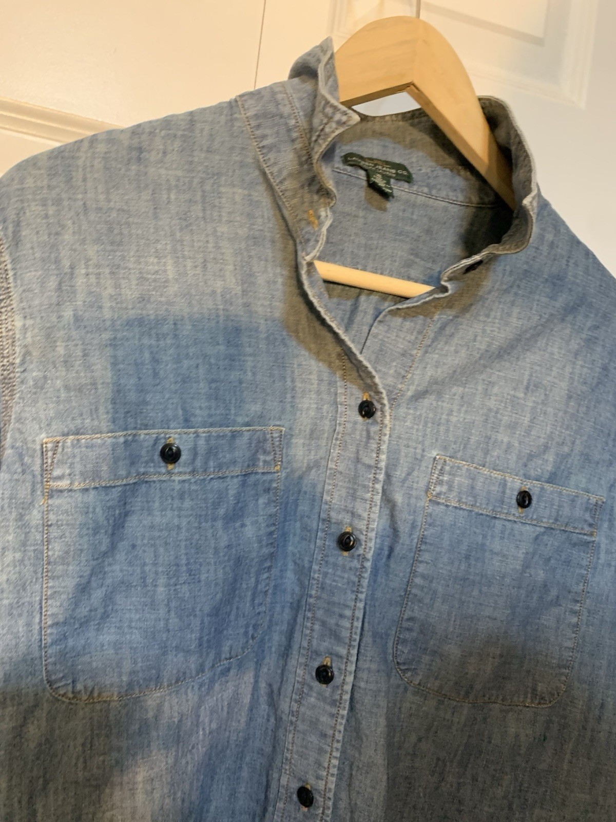 Lauren Ralph Lauren Women’s Sz XL Denim Cotton Shift Dress Blue