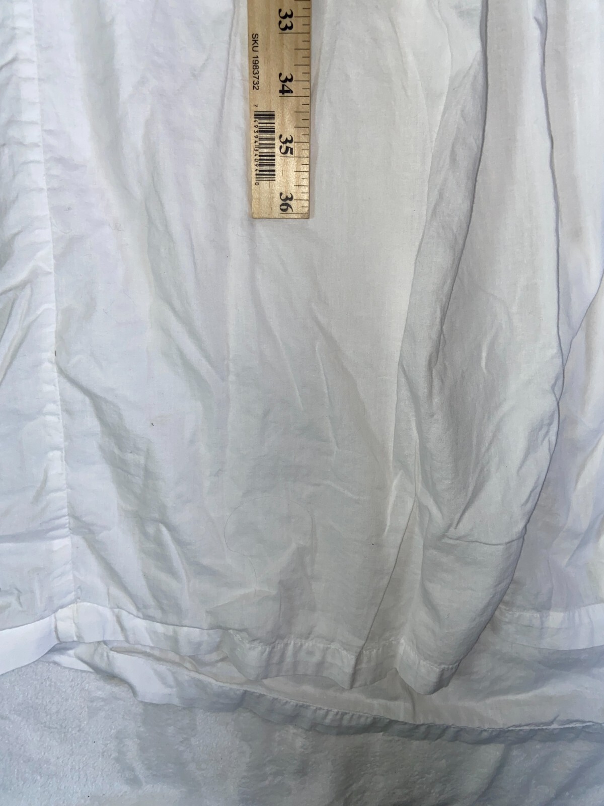 Rare & Collectible WOMEN’s WHITE BUTTON DOWN Dress Sz M Embroidered