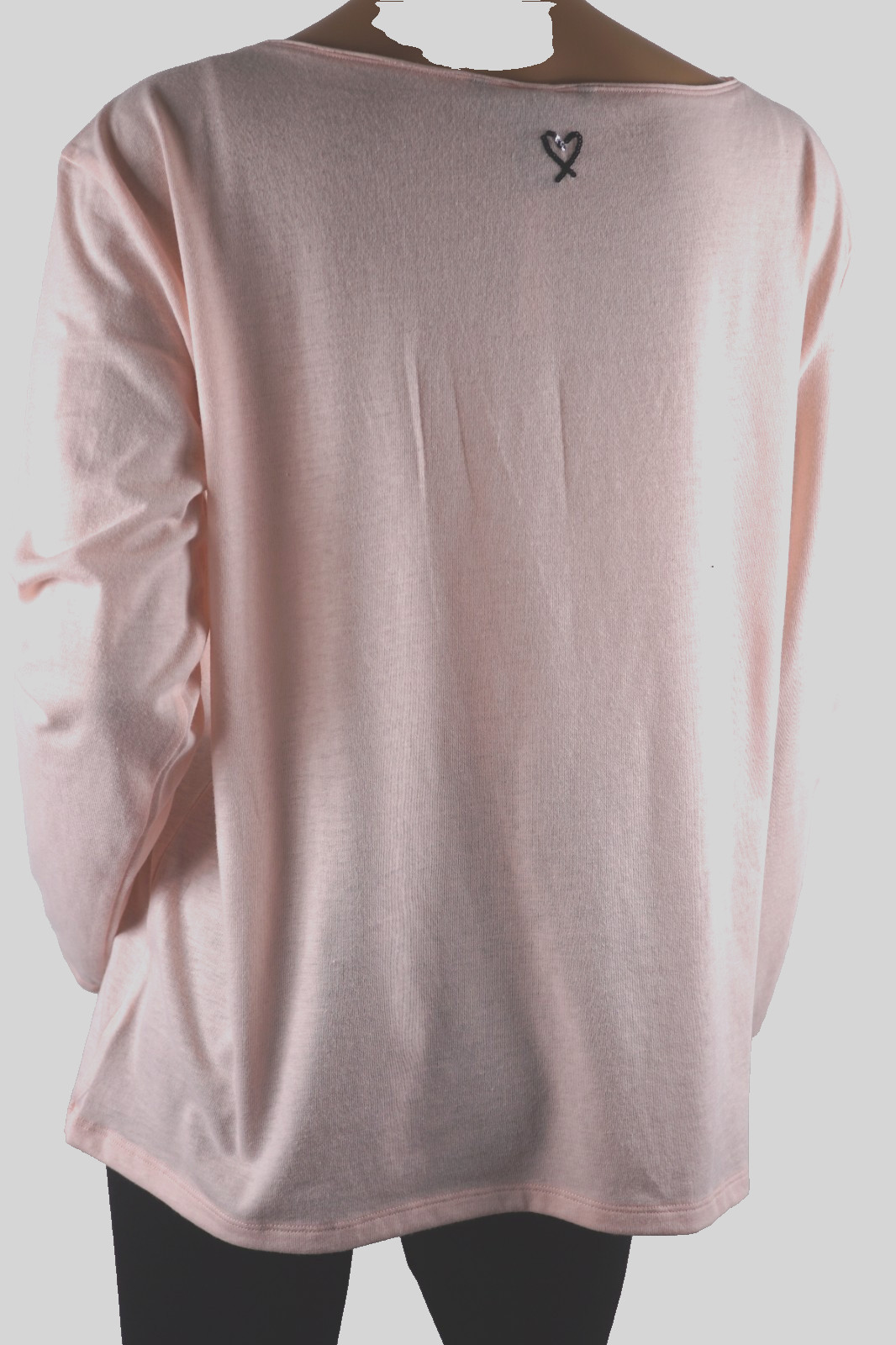 VICTORIA’S SECRET PINK SEQUINS LOGO SOFT COTTON LONG SLEEVE TEE SHIRT L
