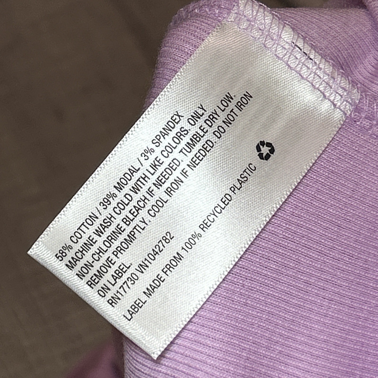 NWT A New Day Womens Ribbed High Neck Tank Top Light Purple 2XL Sleeveless
