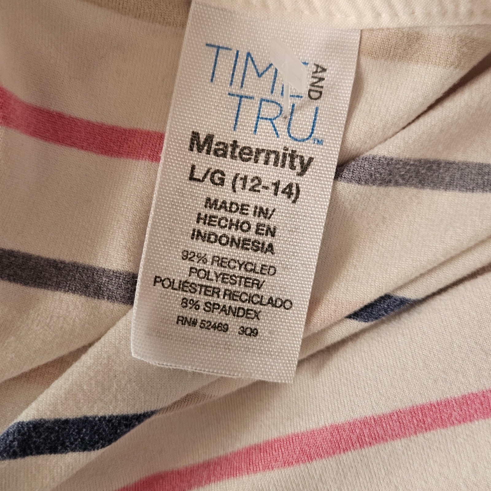 Maternity Short Sleeve Tee Size Large