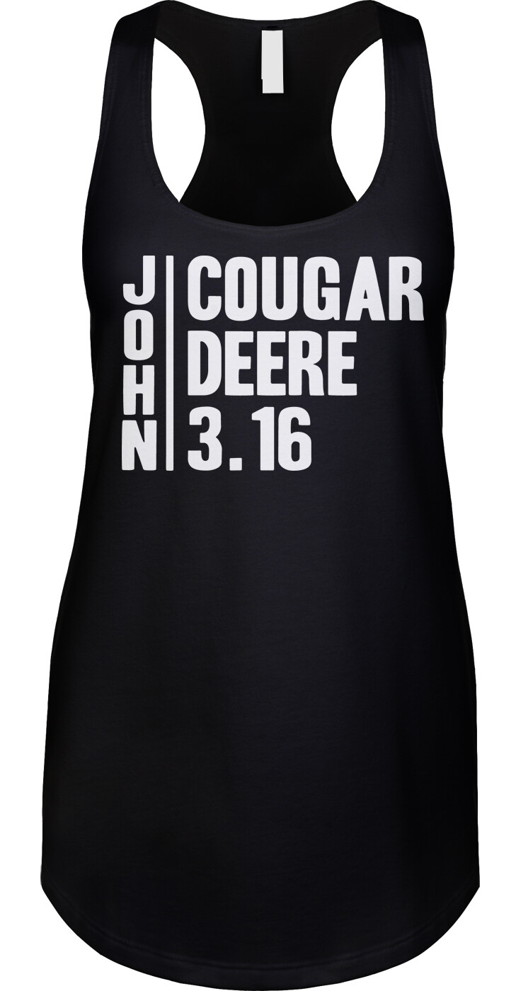 John Cougar Deere Lyrics Country Song Quotes Festival Music Fan Racerback Tank