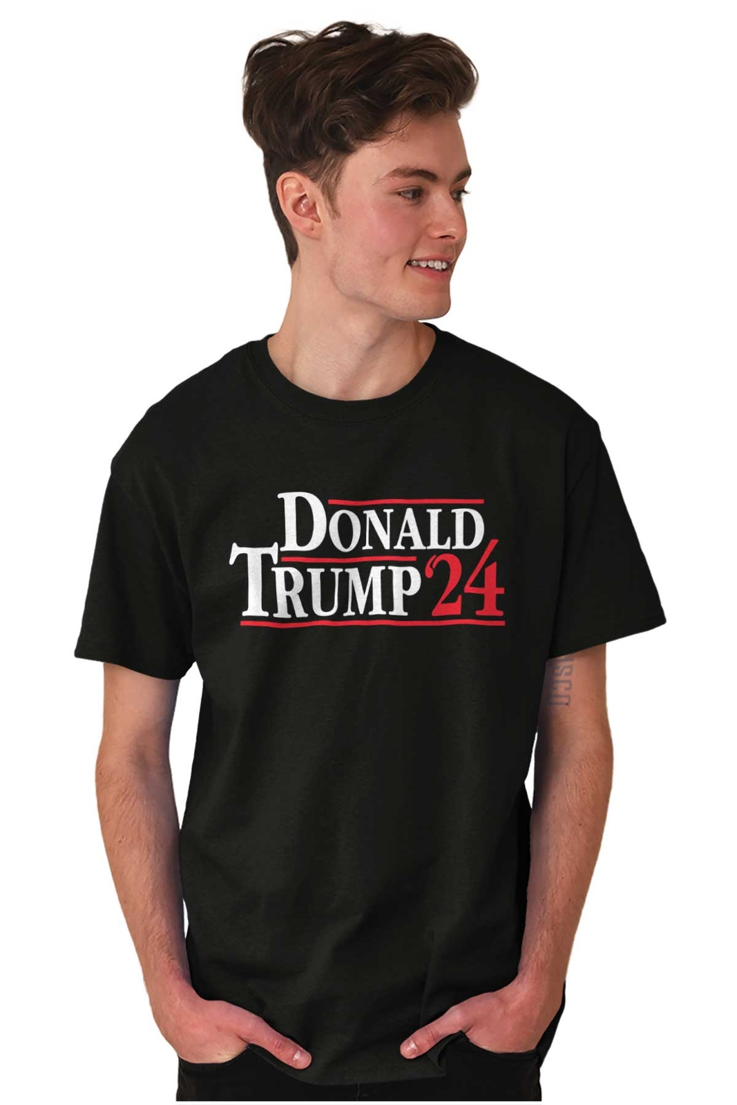 Donald Trump US Presidential Election 2024 Womens or Mens Crewneck T Shirt Tee