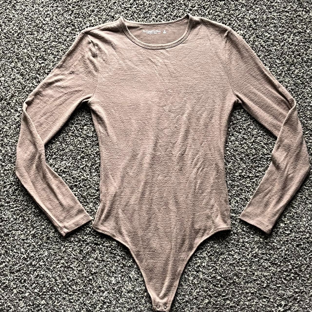 Abercrombie & Fitch Soft and Comfy Bodysuit Womens Medium Cotton Top