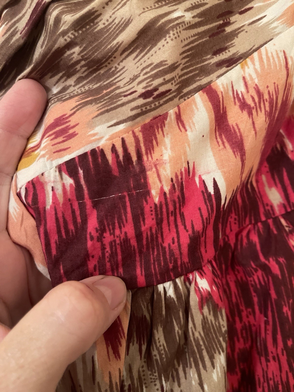 Anthropologie Painterly Open-Back Blouse Top Love The Label XS