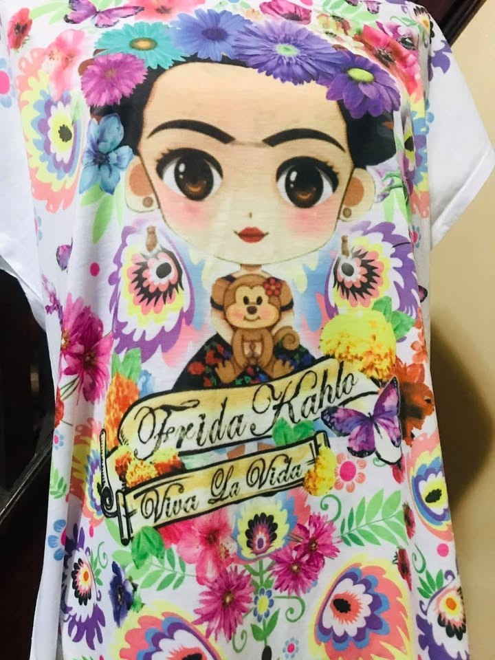 Multi-colors Graphic-Print Relax style Blouse Size M