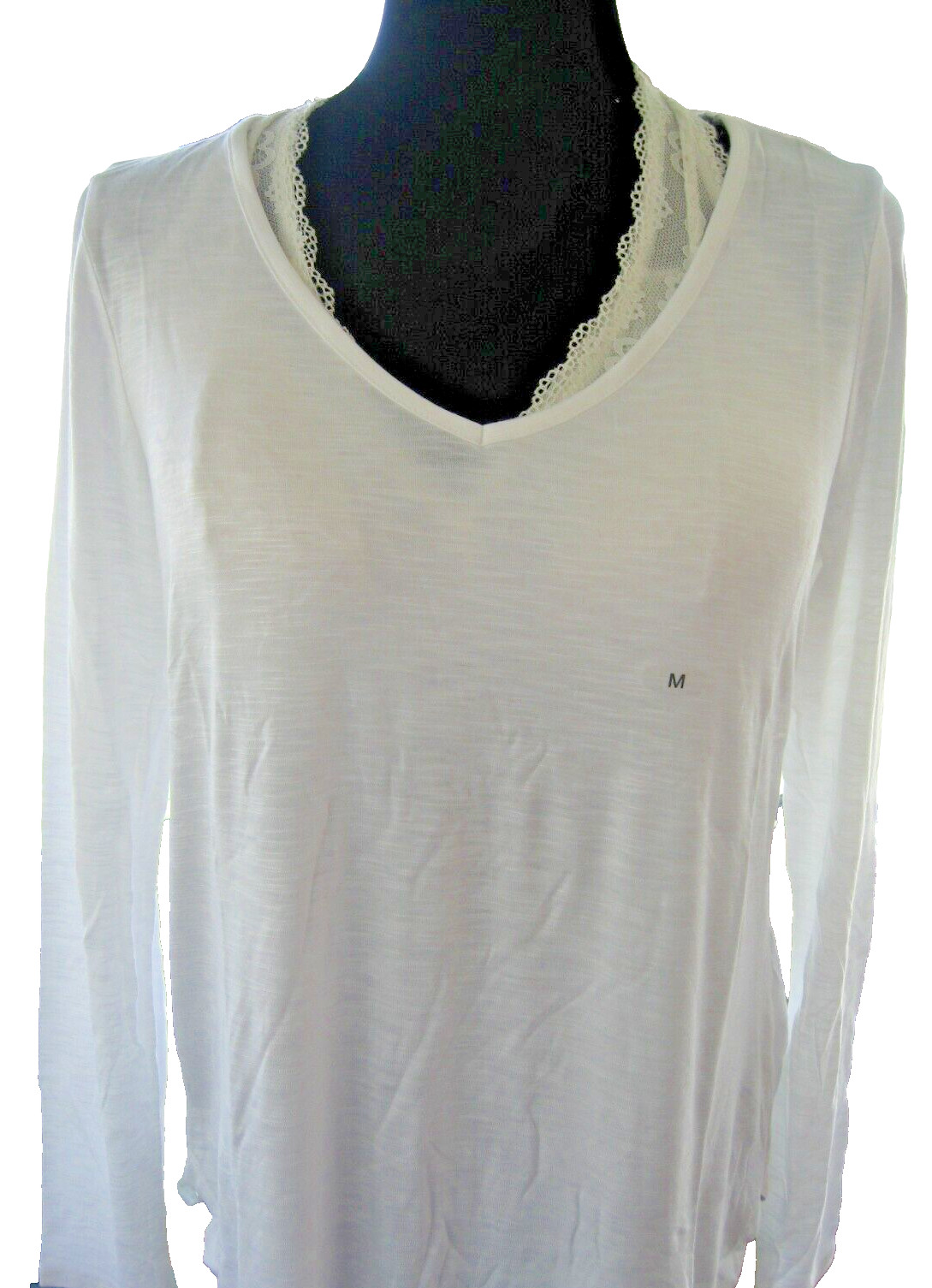 Maurices~New With Tags~White 24/7 Flawless Solid Long Sleeve Tunic Tee~Medium