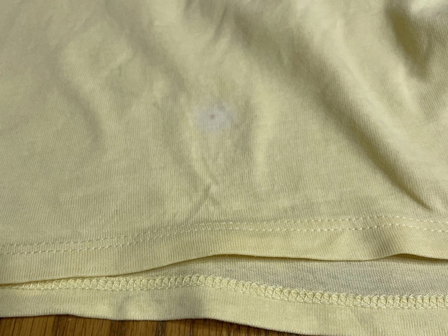 Nautica Sunshine Yellow Size XL Blouse Top Side Knot Tie Short Sleeve Logo
