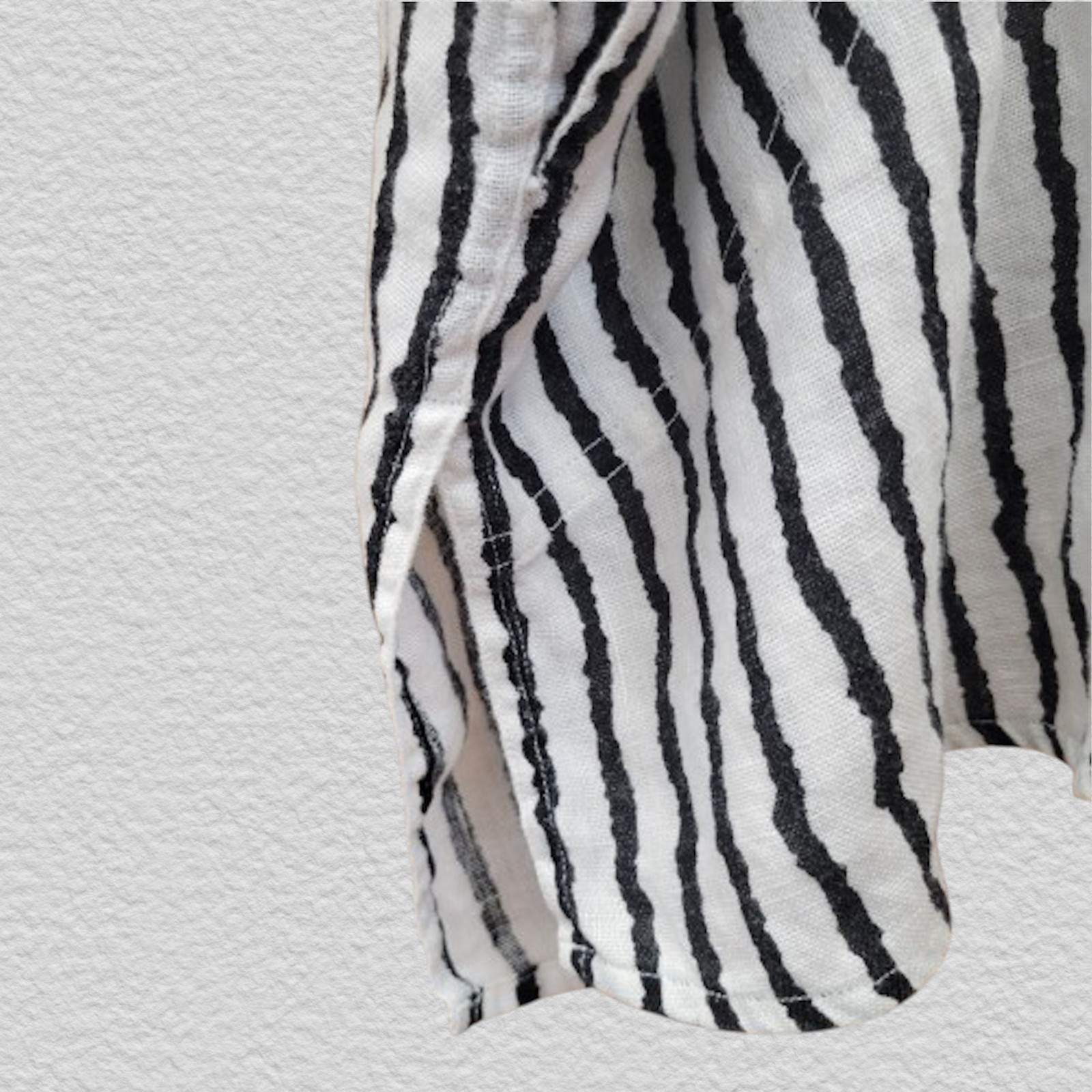Cheyenne Linen Lagenlook Tunic • Oversized Art to Wear • Asymmetrical Boho L/XL