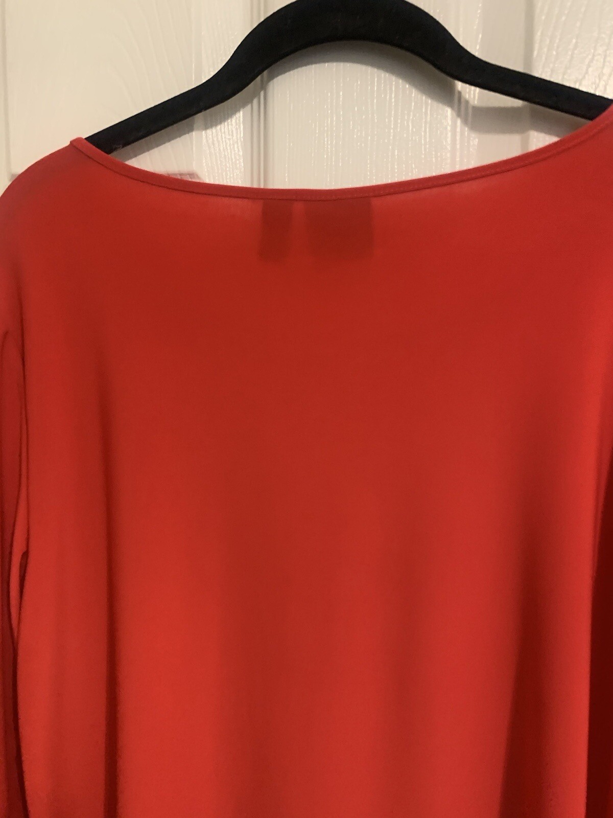 Women With Control Womens Pull On Blouse/Shirt/Top Size M Red