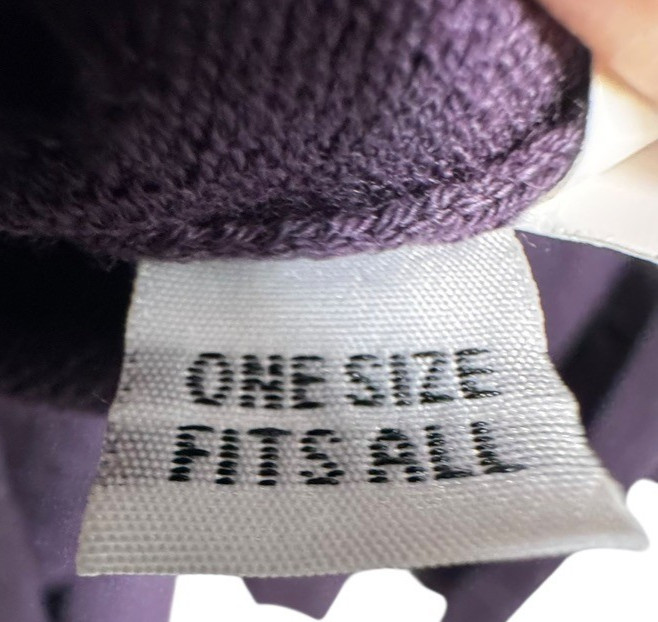 Planet By Lauren G Swiss Cheese Laser Cut knit top Purple One size fits all