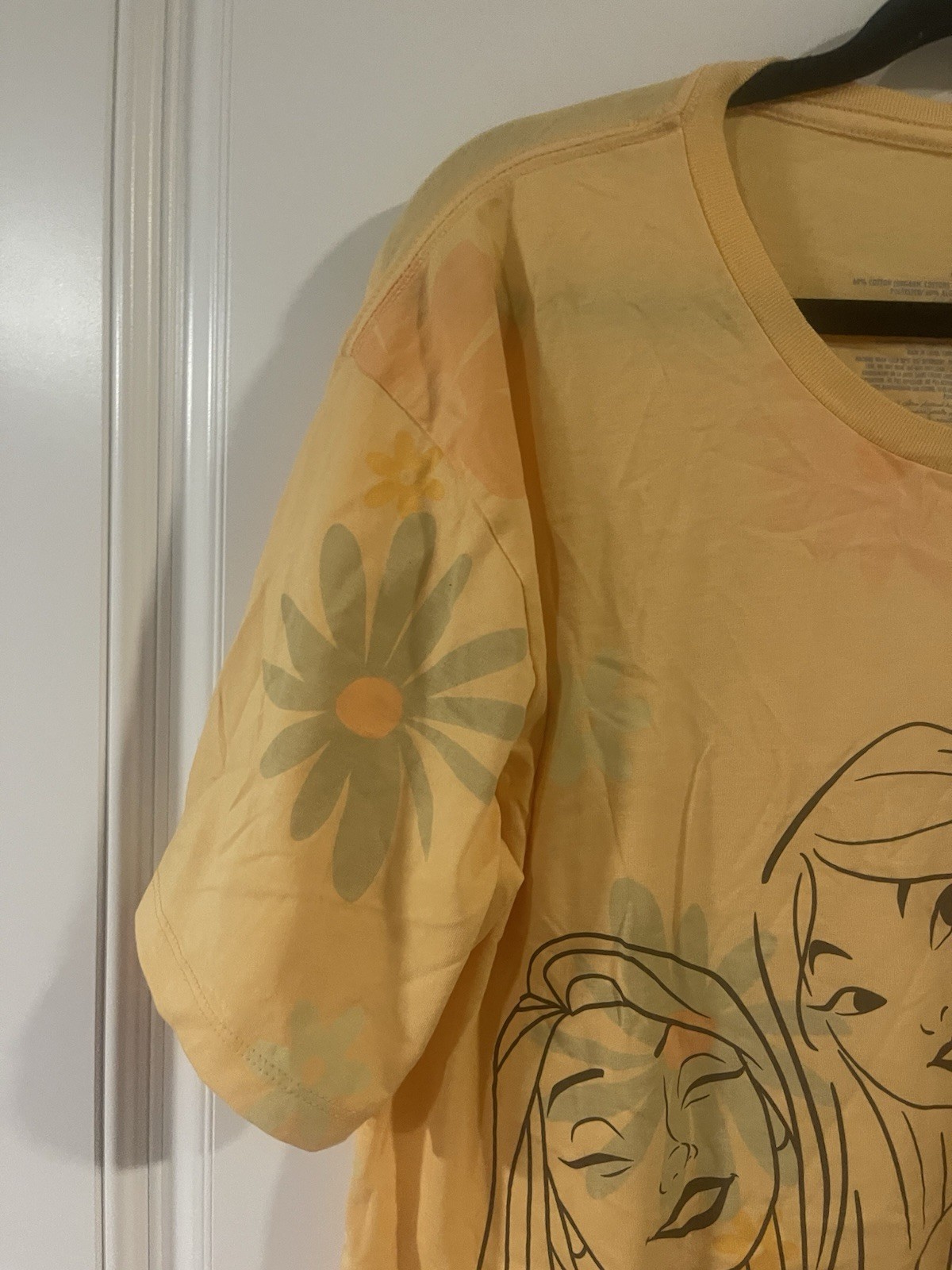 Disney Parks Princess Mulan Rapunzel Belle Parks NEW Yellow Shirt Women’s Size M