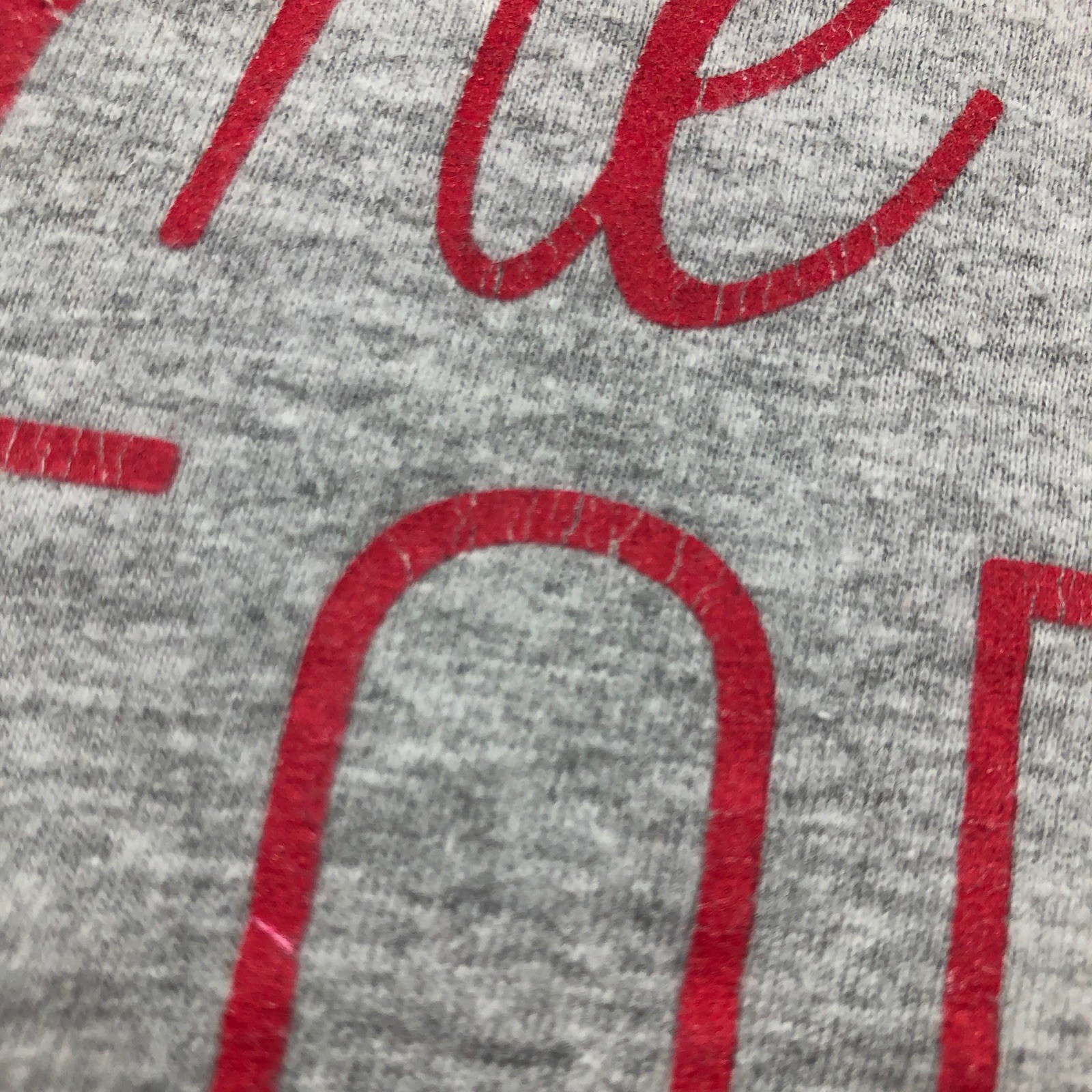 Pressbox Women Sz L Gray T Shirt Red Font Take Me To Sanford Stadium *Read