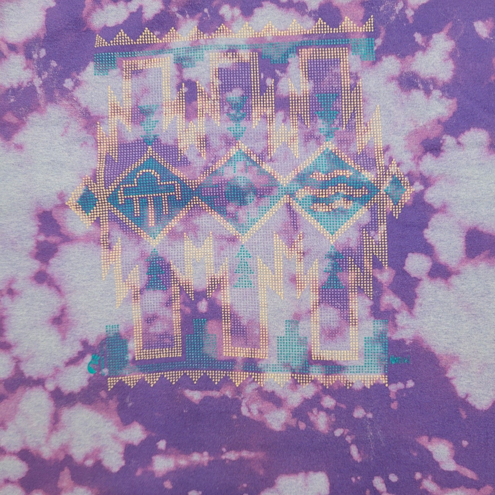 Vintage 90s Southwestern Shirt Womens Large 21×26 Native-American