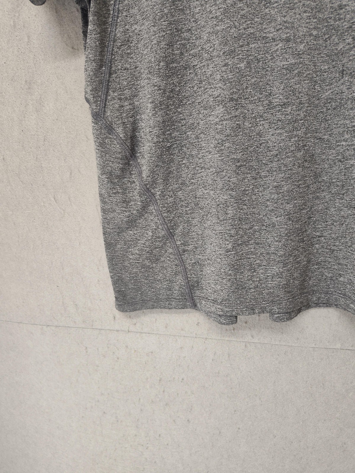 Champion Shirt Womens Large Gray Athletic Performance Short Sleeve Mesh Panel