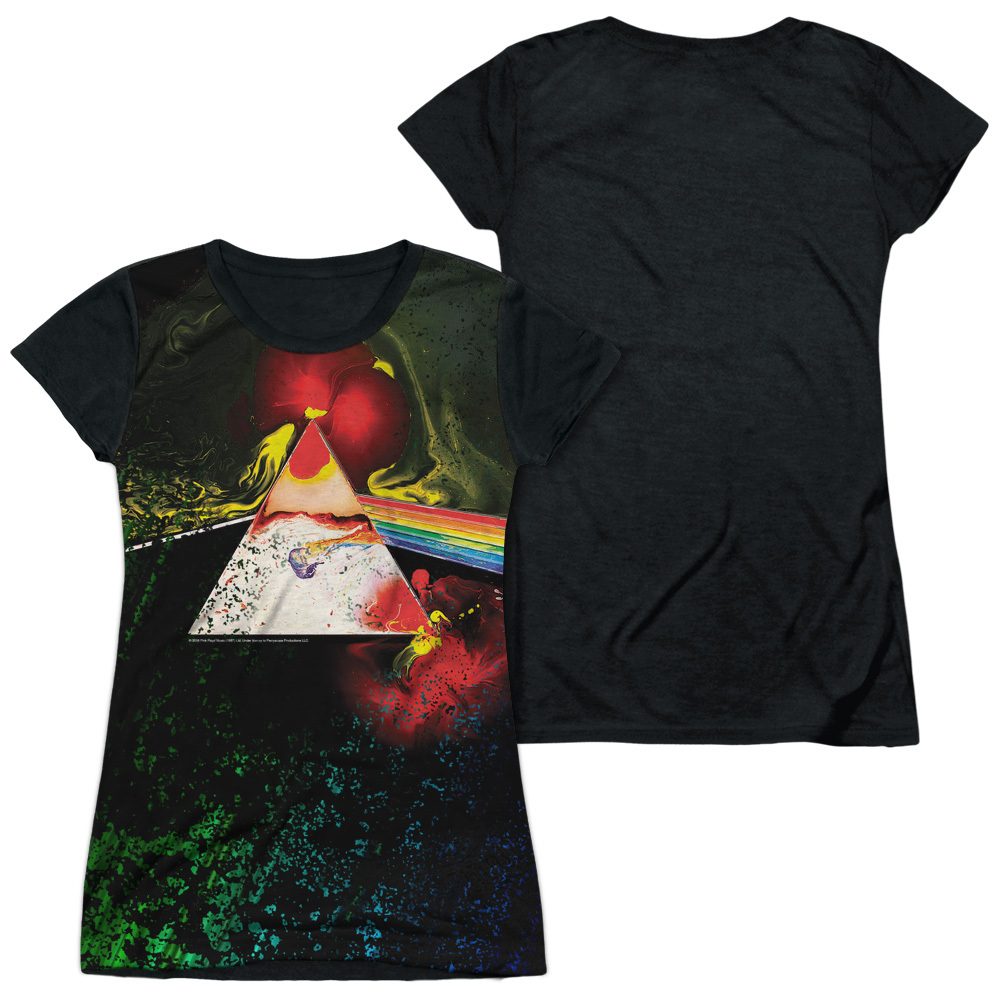 PINK FLOYD DARK SIDE OF THE MOON Licensed Women’s Junior Band Tee Shirt SM-2XL