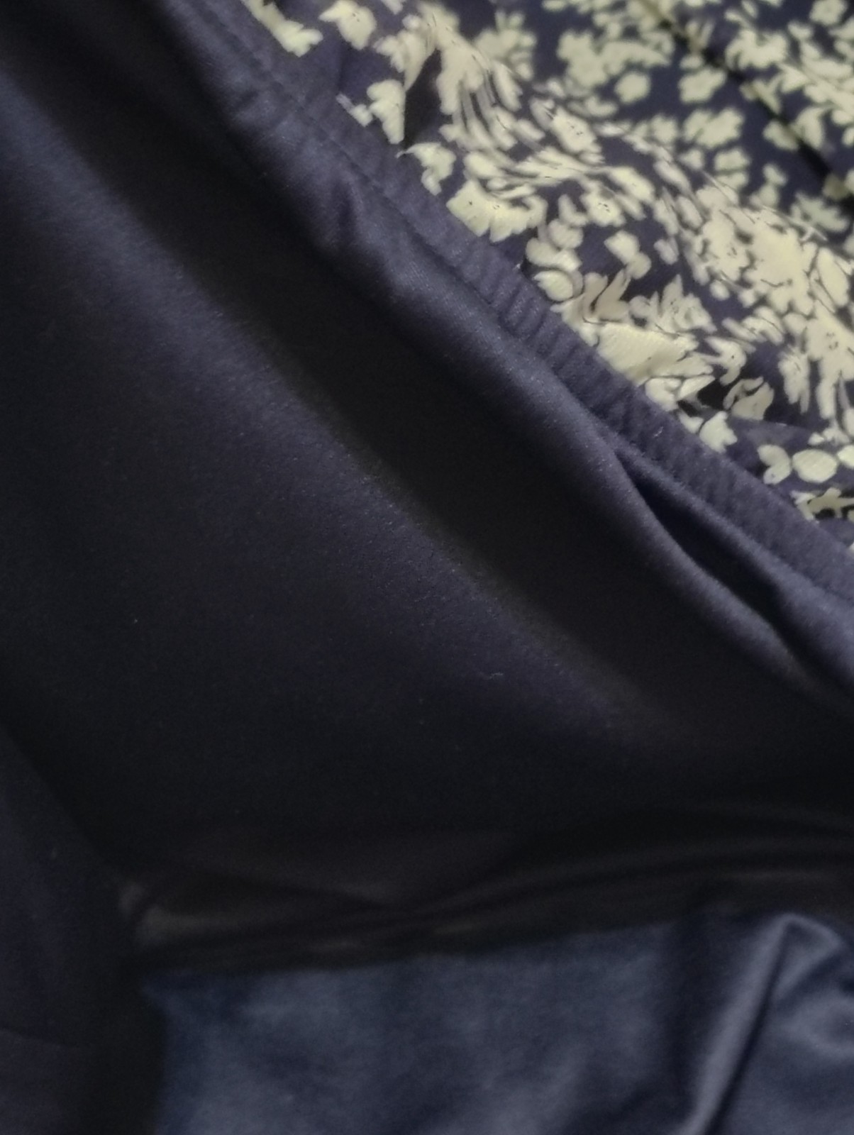 roz ali Women’s Blouses Floral Blue Navy White Size 2x