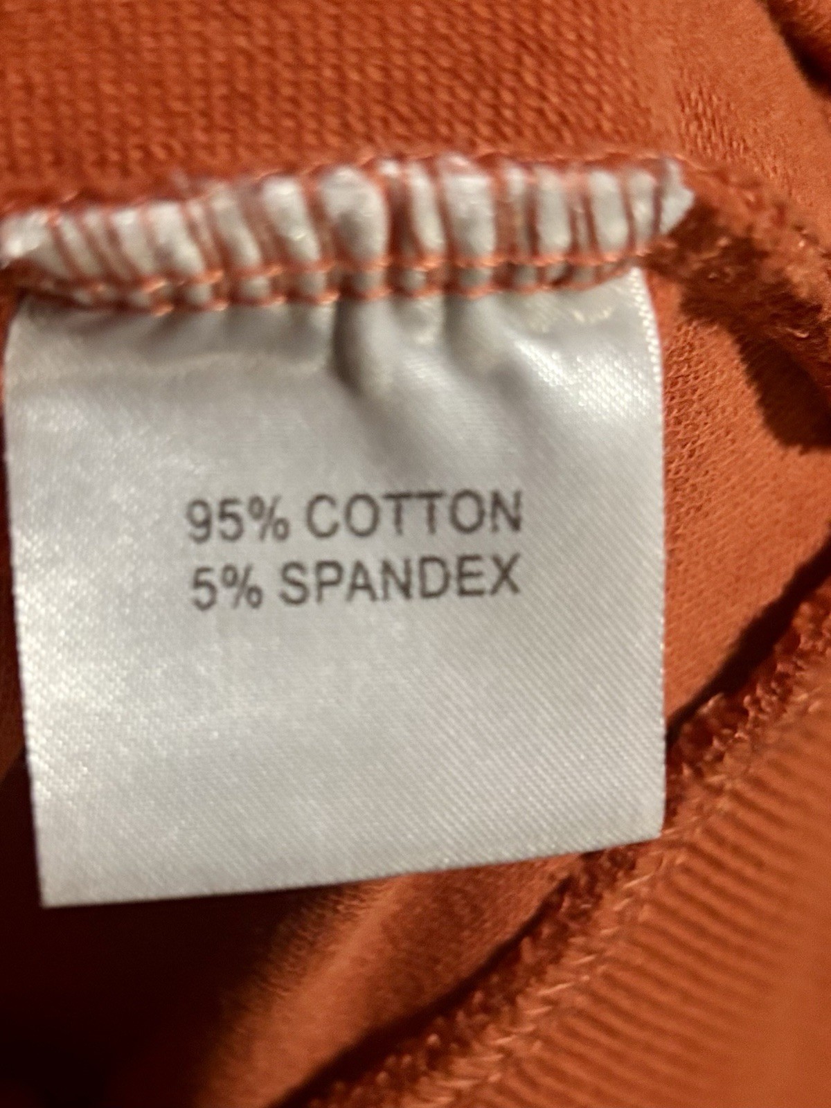 Aria Handmade 2XL Burnt Orange Lagenlook Oversized Tunic Top Cotton Boho Pockets