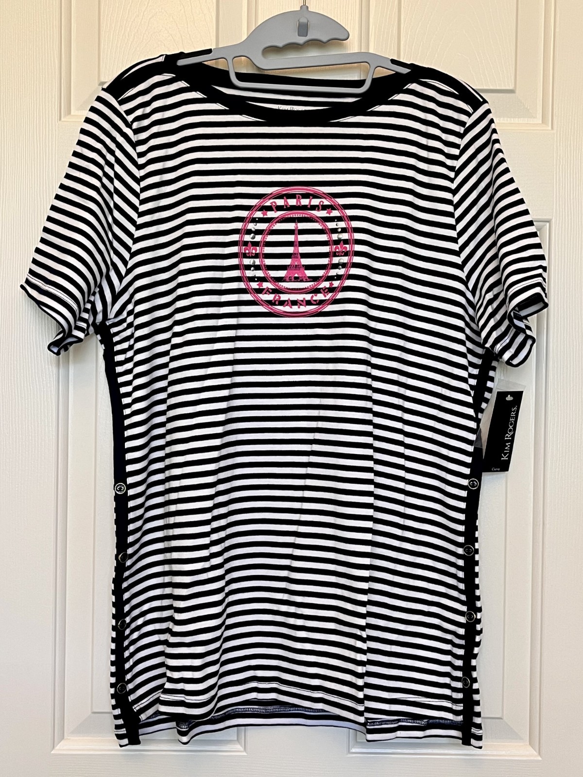 Women’s (2 Pack – NEW) 1X, Kim Rogers 100% Cotton Short Sleeve Shirts/Tops