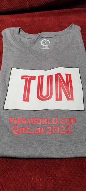 Womens World Cup Soccer T Shirt Tunisia FootBall FIFA 2022 Soccer XL
