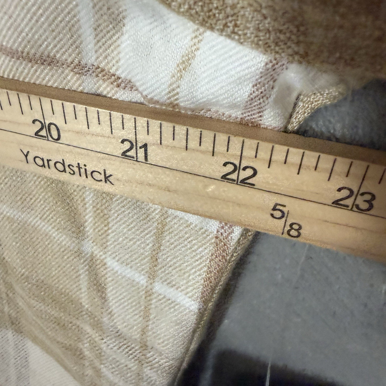 NWT KUHL Kamila Flannel Shirt Womens L Copper Beige Plaid Gorpcore Outdoor