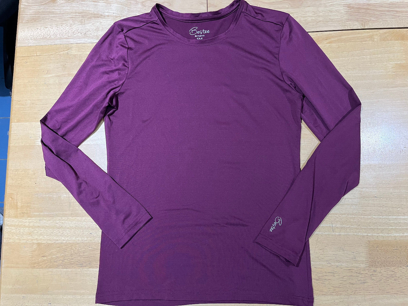 Bestee by Maevn Maroon Underscrub Long Sleeve Tshirt – Women’s Sz SM