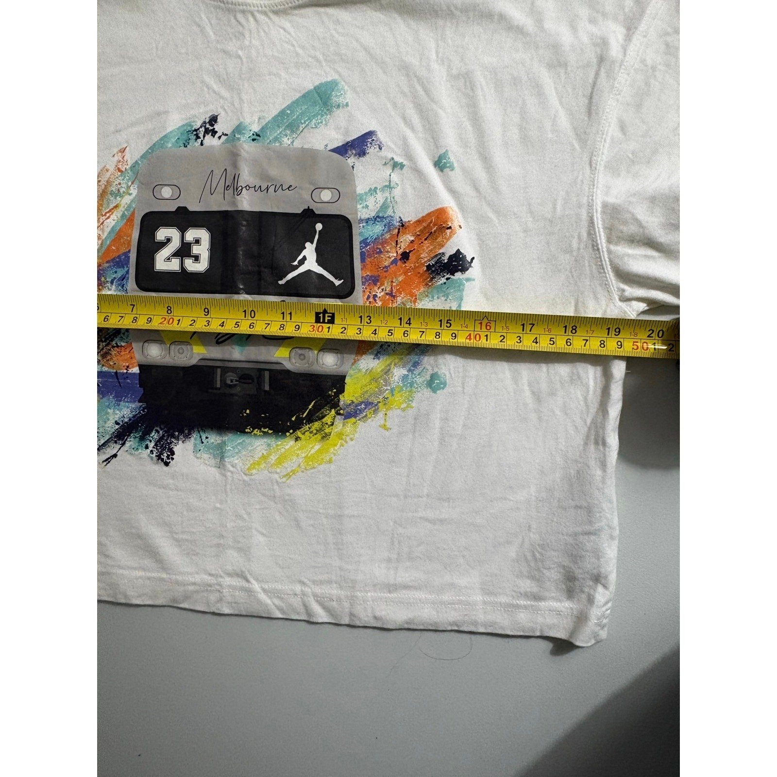 Air Jordan Flight Loose Fit Melbourne Graphic Tee Crop Sporty 90s nike lad bloke