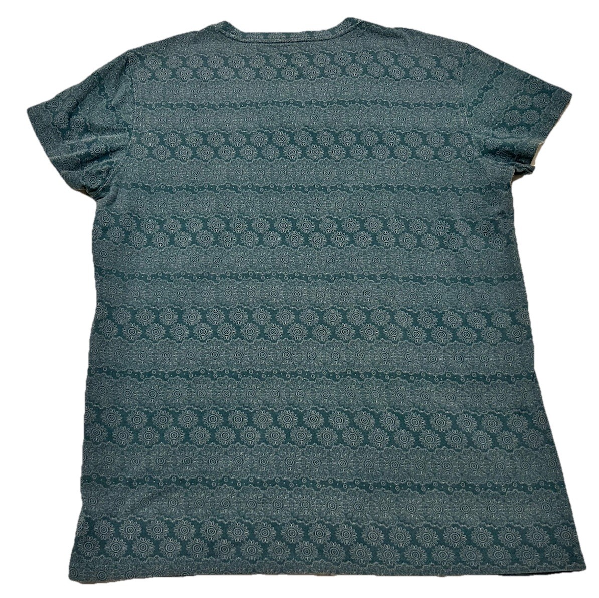 BLUE MOUNTAIN Women’s MD Stretch V-Neck Short Sleeve Active T-Shirt Teal