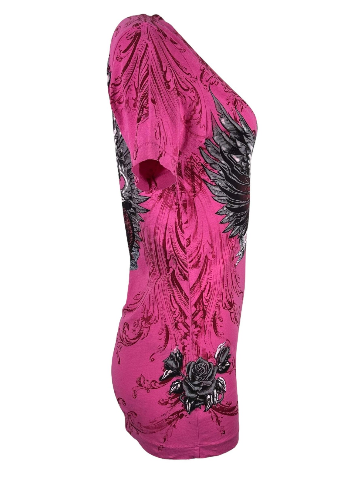 Archaic By Affliction Women’s T-shirt Torn Heart
