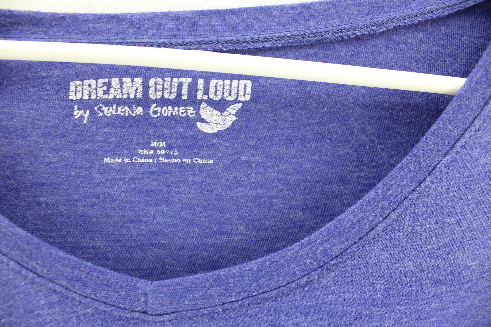Dream Out Loud by Selena Gomez Top Studs Lightweight Size Medium Blue Shirt