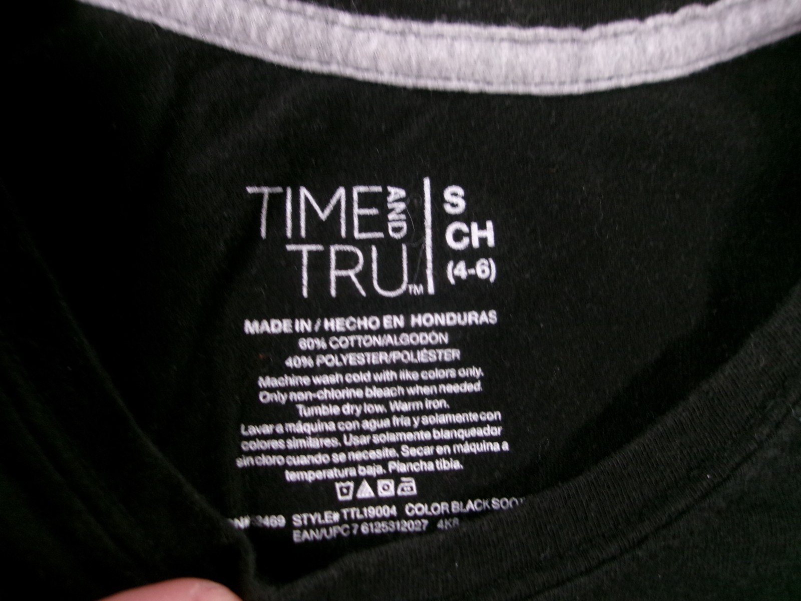 Time Tru Top Women S Black Office Casual Work Day Base Layer Capsule Everyday