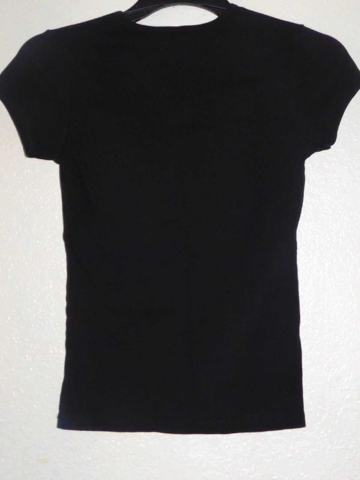 Womens Small Black T-Shirt Grandmas Sippy Cup w/ Wine Glass