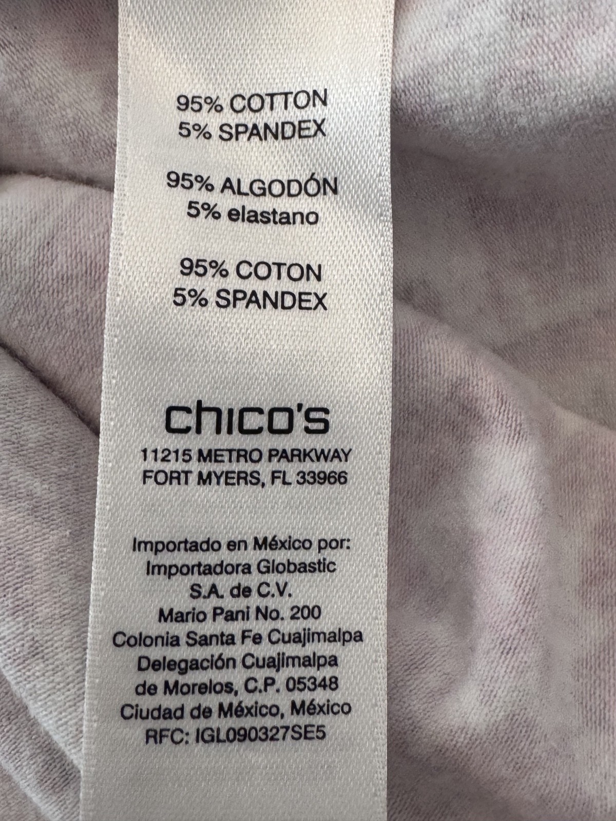 Chicos Size 3 Pink Paisley Patchwork Tunic Blouse Cotton Stretch Taiwan