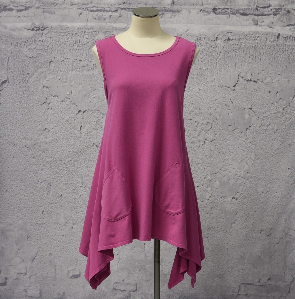 WATERSISTER USA TS02-Prairie Cotton SIERRA TANK 2-Pocket Drip-side Top S-2X