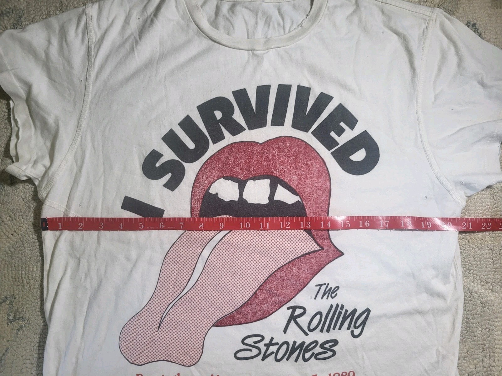 Madeworn Rolling Stones T-Shirt Unisex M Vintage-Look Distressed USA 100% Cotton