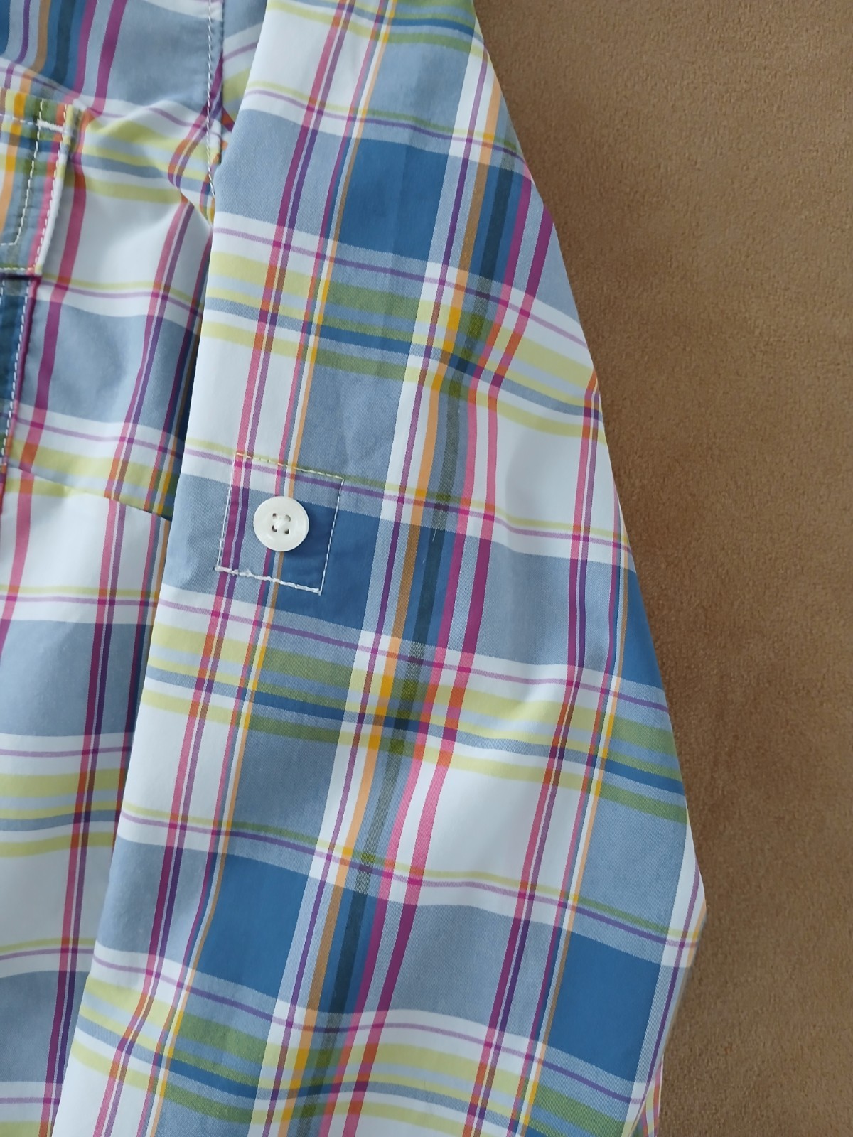 Patagonia Women’s Size 12 Sun Stretch Long Sleeve Button Up Shirt Plaid EUC