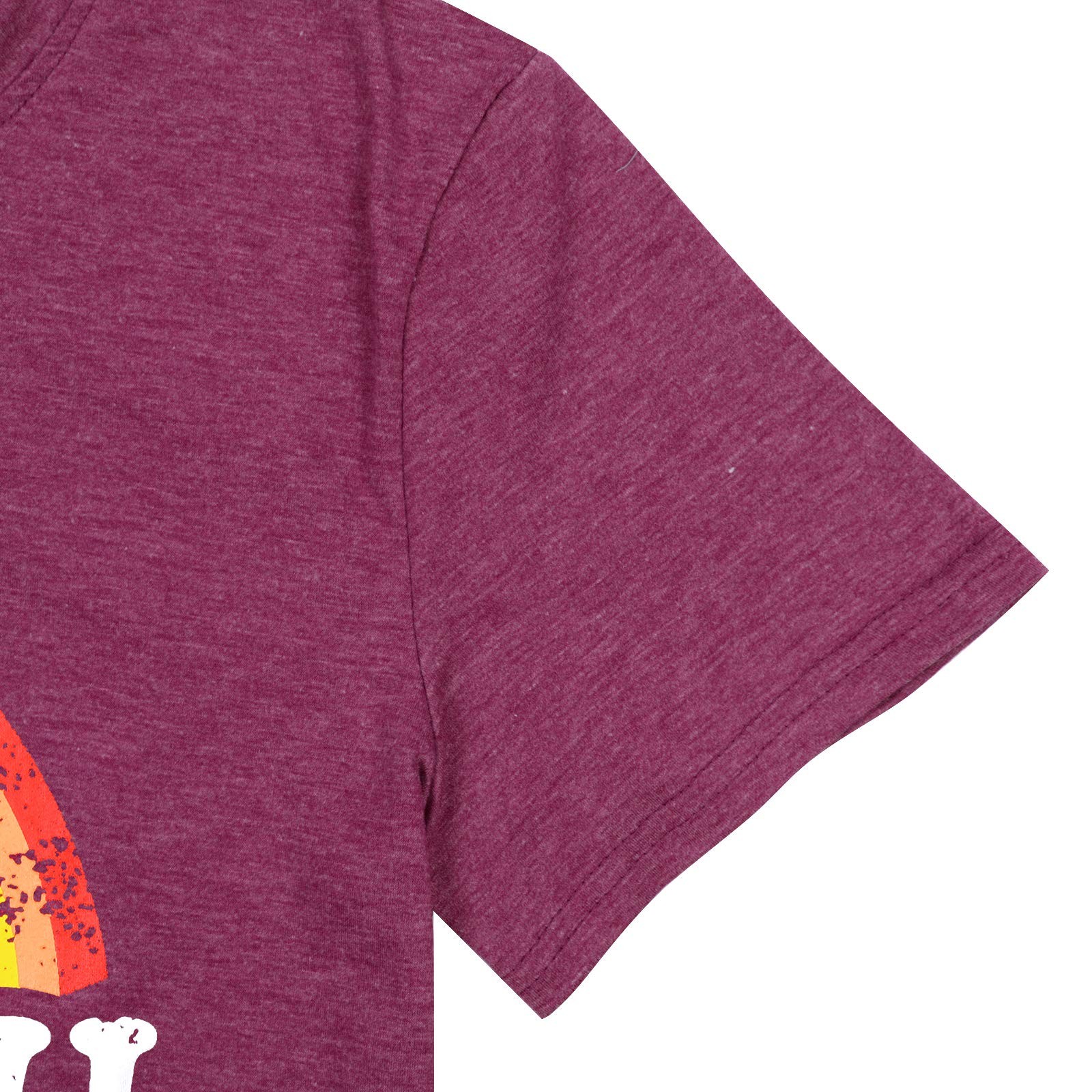 Women’s Rainbow Graphic Tee Be You LGBTQ Shirt (Be You, Wine Red, X-Large)