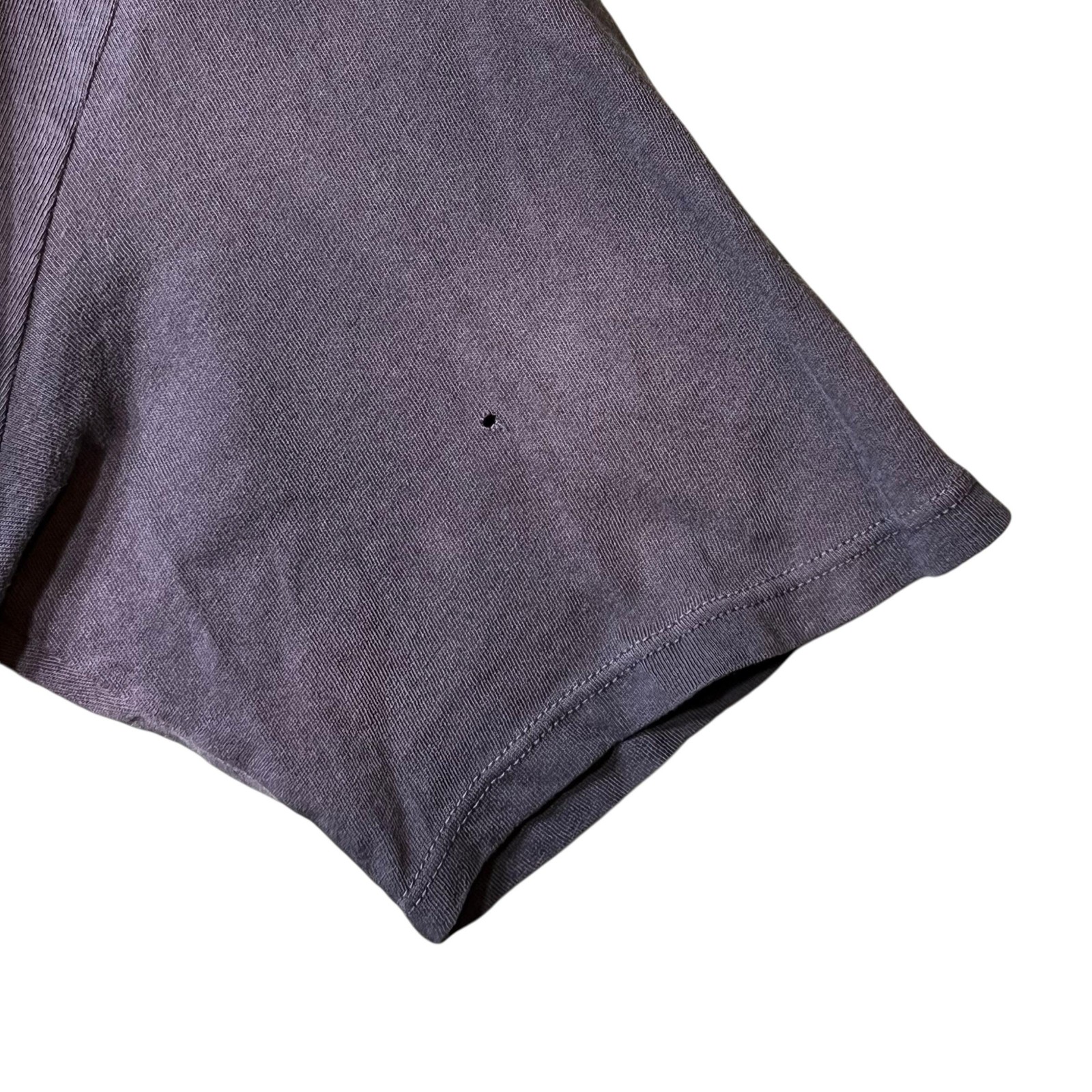 Current/Elliott Shirt Womens 0 Washed Black The Draped Tee Made USA Twist Front