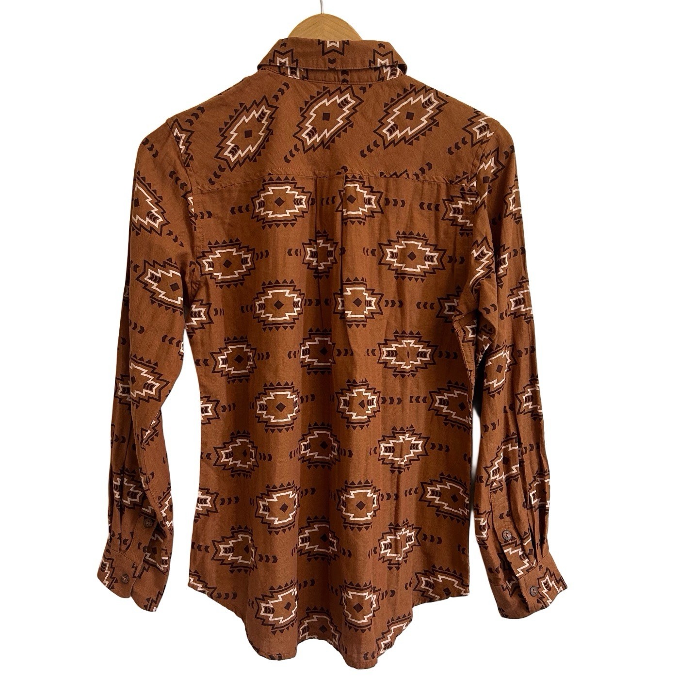 Ariat Real Women’s Billie Jean Button Down Shirt Southwestern Small Relaxed New