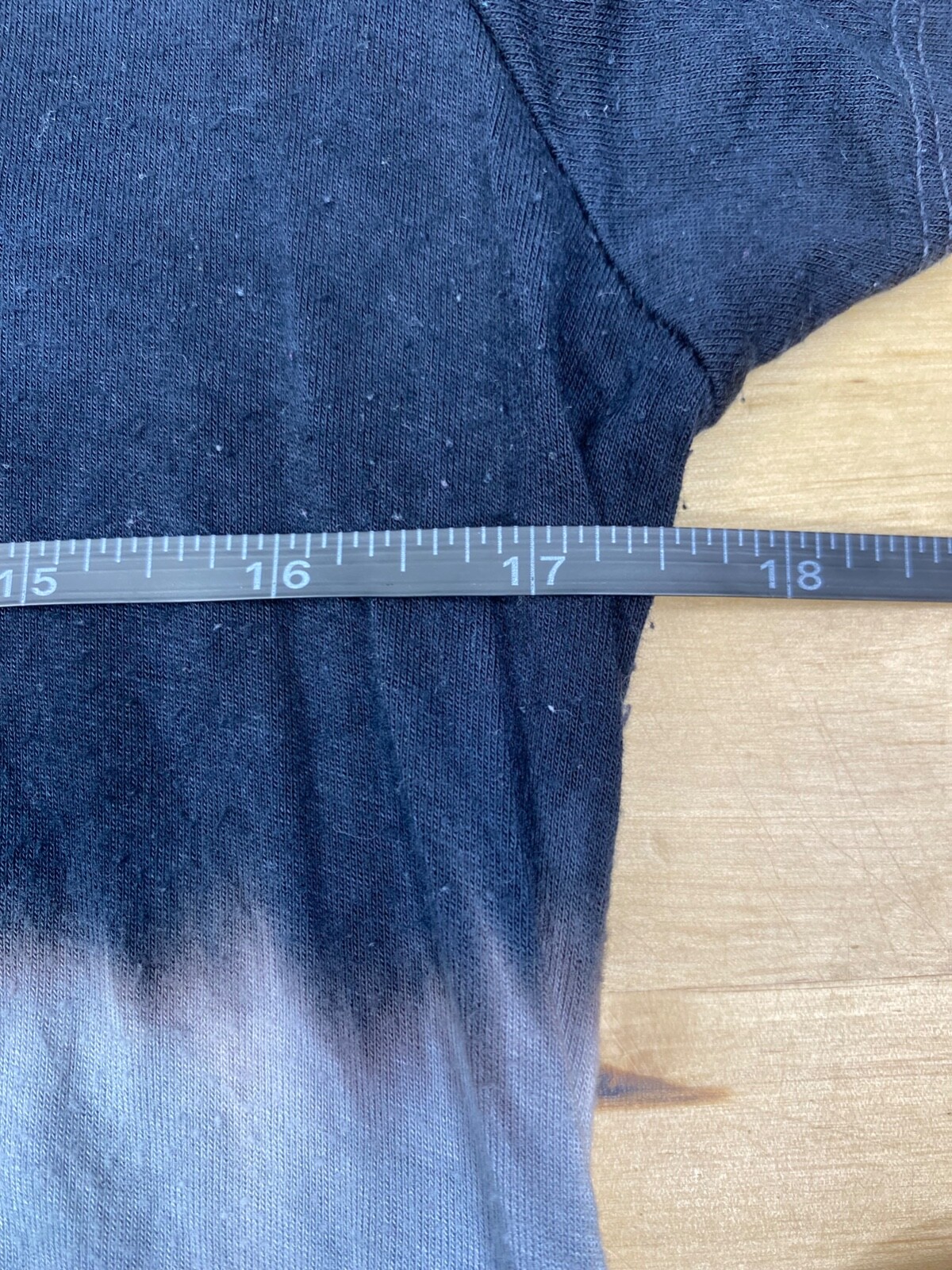 Tryst Womens Long Shirt L Blue Tie Dye Color Block casual #6359