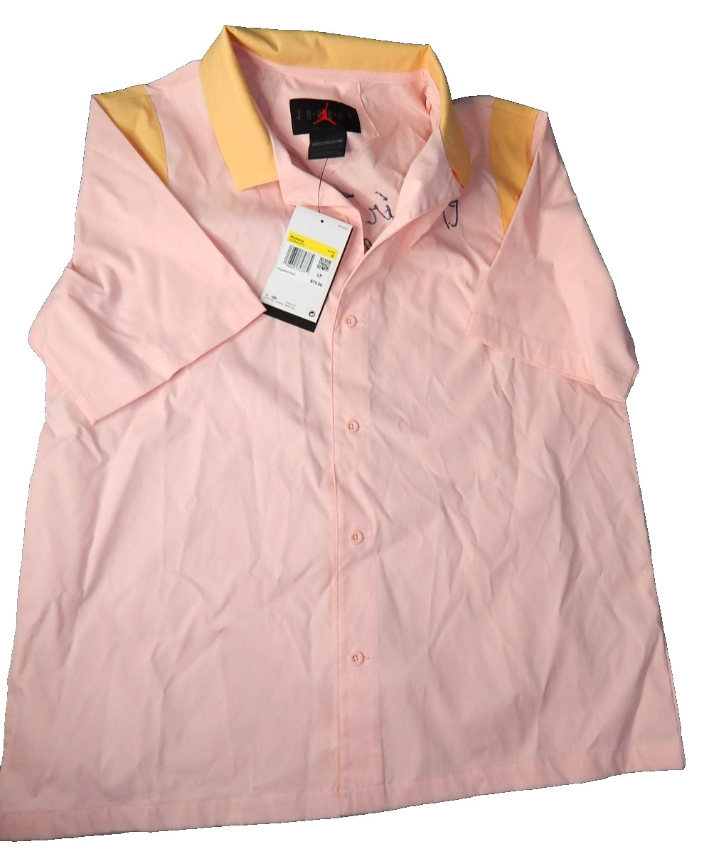 NWT Air Jordan Shirt Women’s S Pink Jumpman FLIGHT CLUB MJ Stitch Bowling